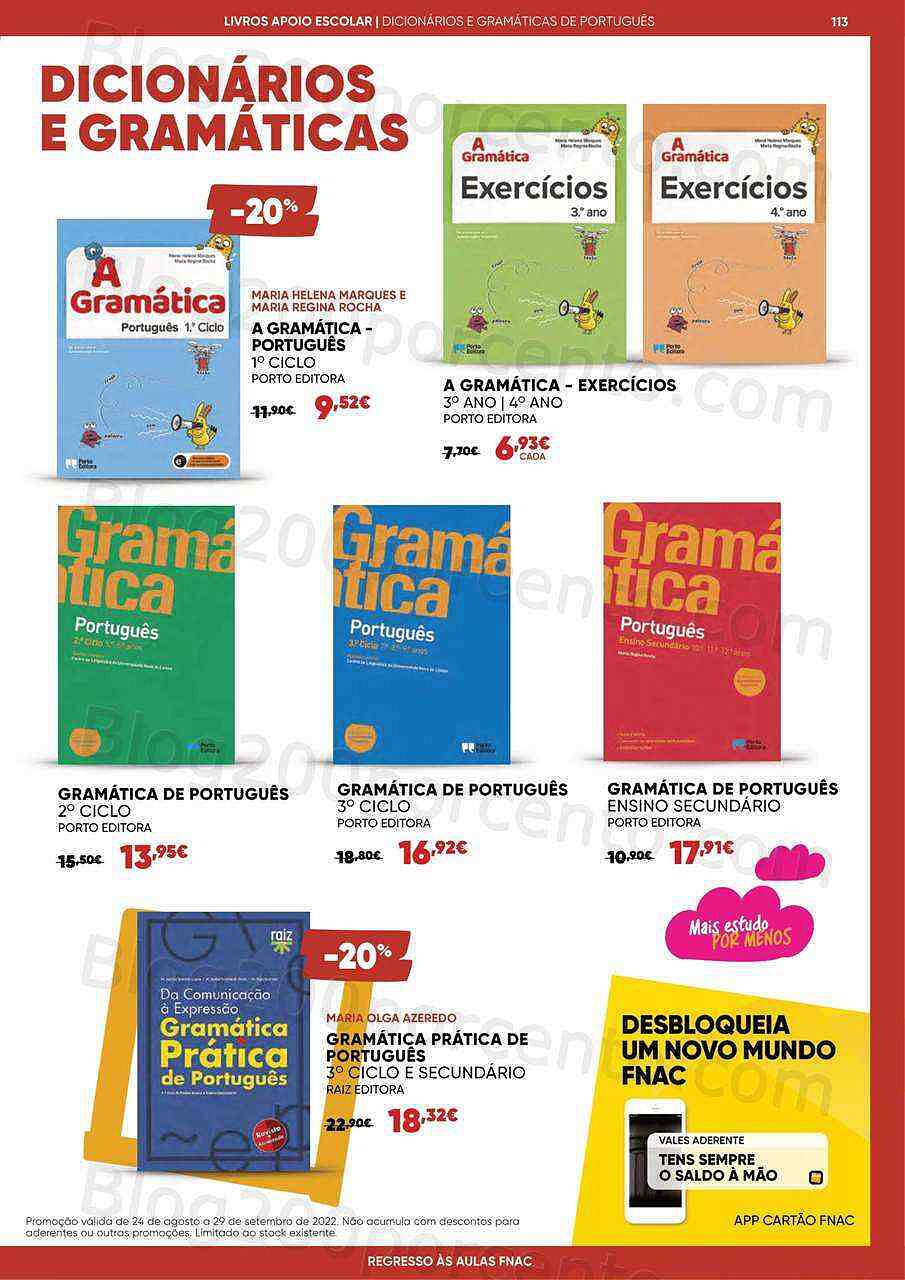 Antevisão Folheto FNAC Regresso às Aulas Promoções de 24 agosto a 29 setembro