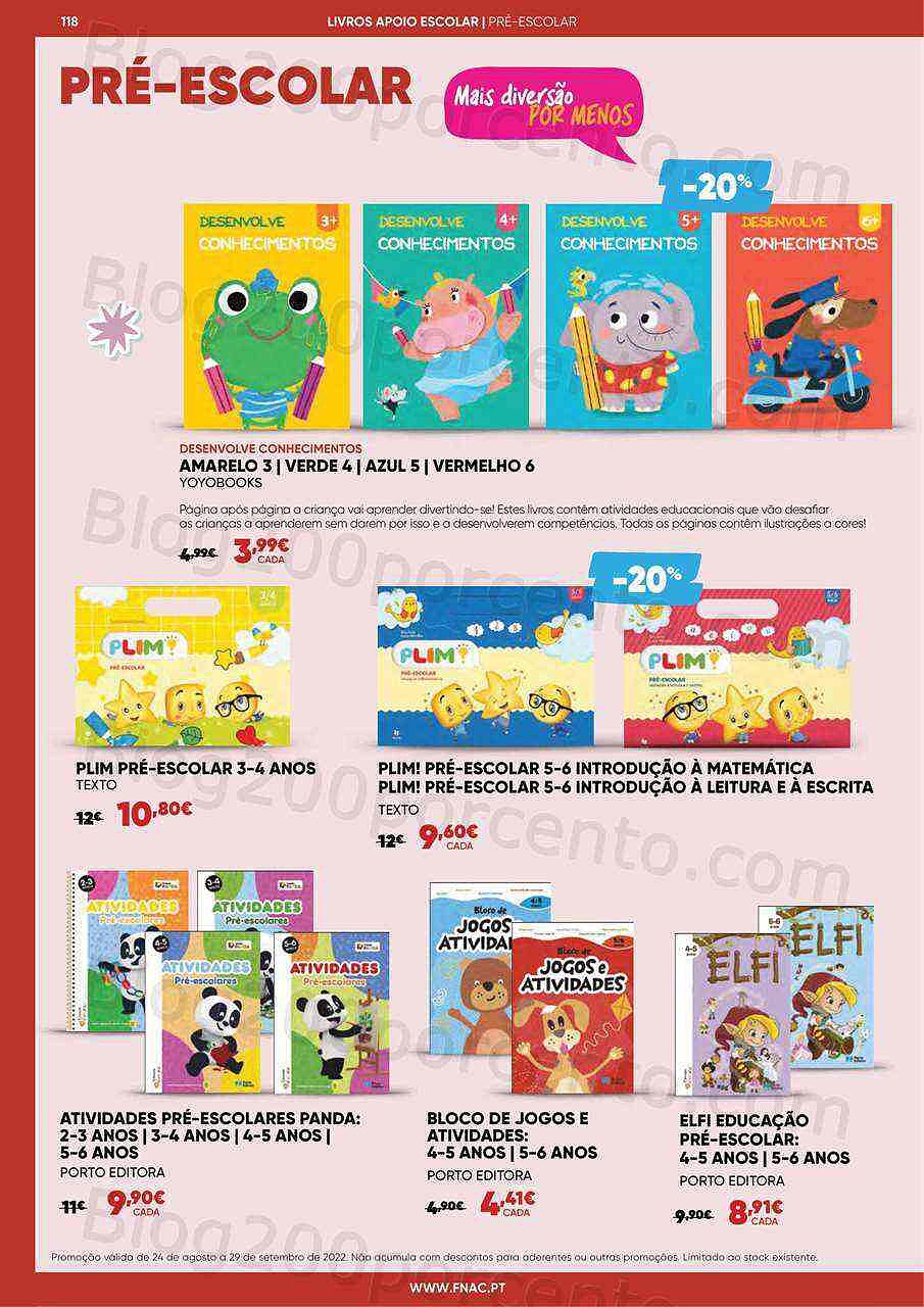 Antevisão Folheto FNAC Regresso às Aulas Promoções de 24 agosto a 29 setembro