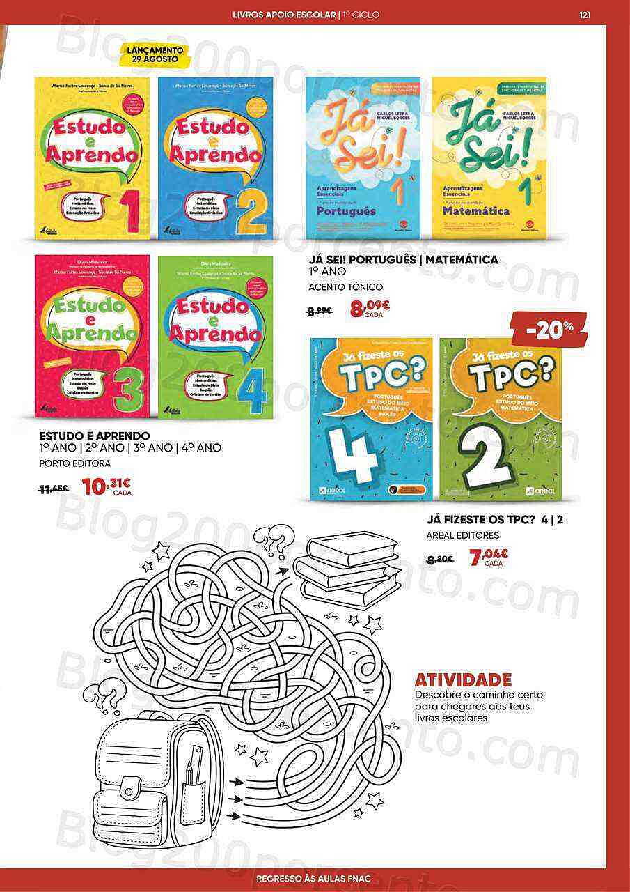 Antevisão Folheto FNAC Regresso às Aulas Promoções de 24 agosto a 29 setembro