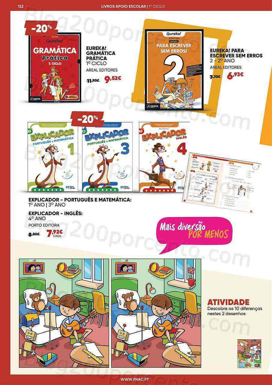 Antevisão Folheto FNAC Regresso às Aulas Promoções de 24 agosto a 29 setembro