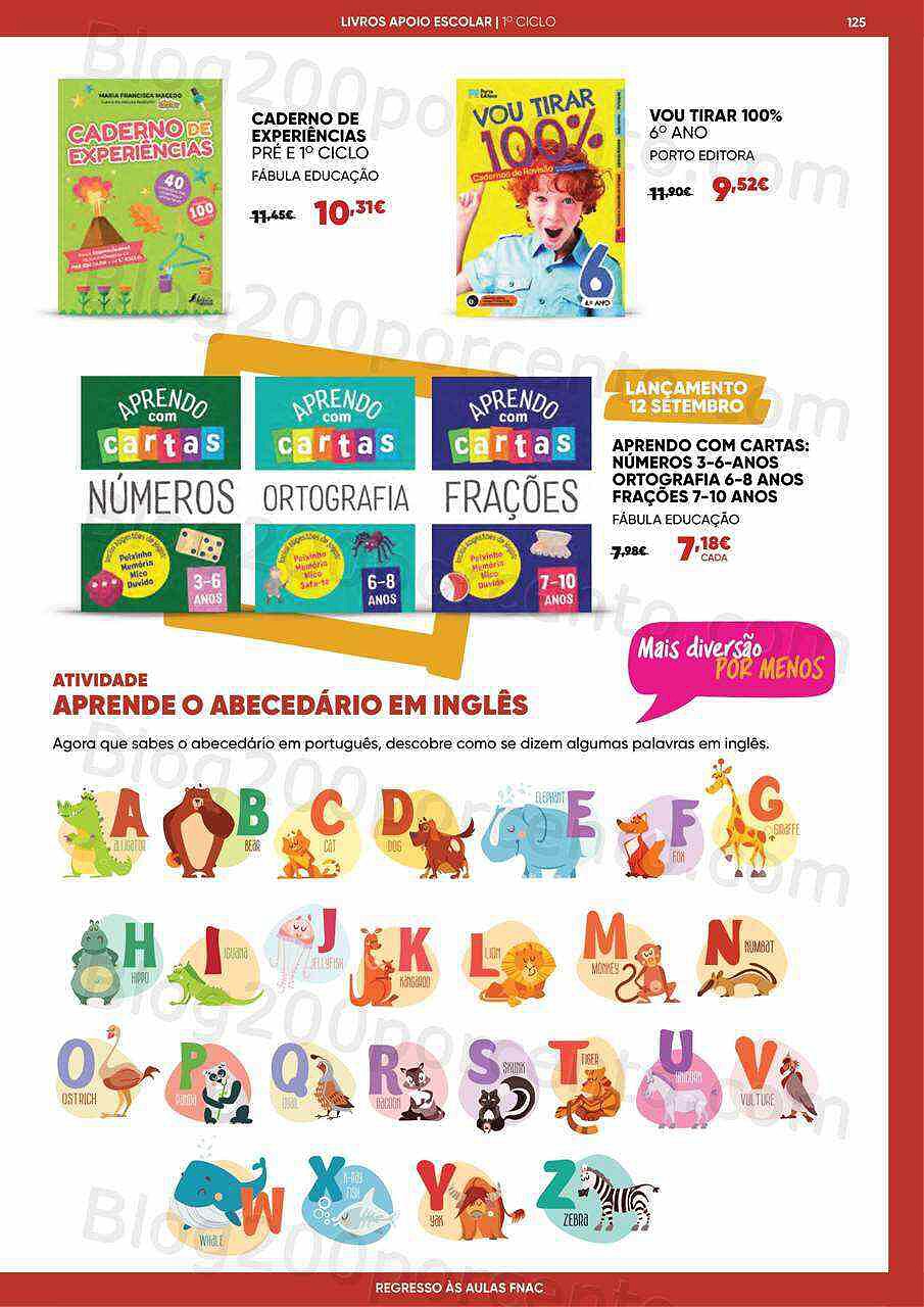 Antevisão Folheto FNAC Regresso às Aulas Promoções de 24 agosto a 29 setembro