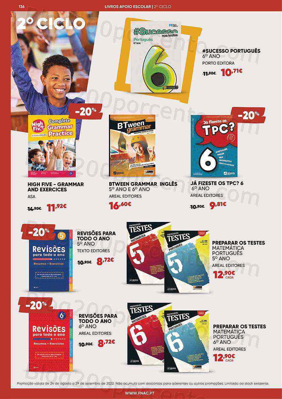 Antevisão Folheto FNAC Regresso às Aulas Promoções de 24 agosto a 29 setembro
