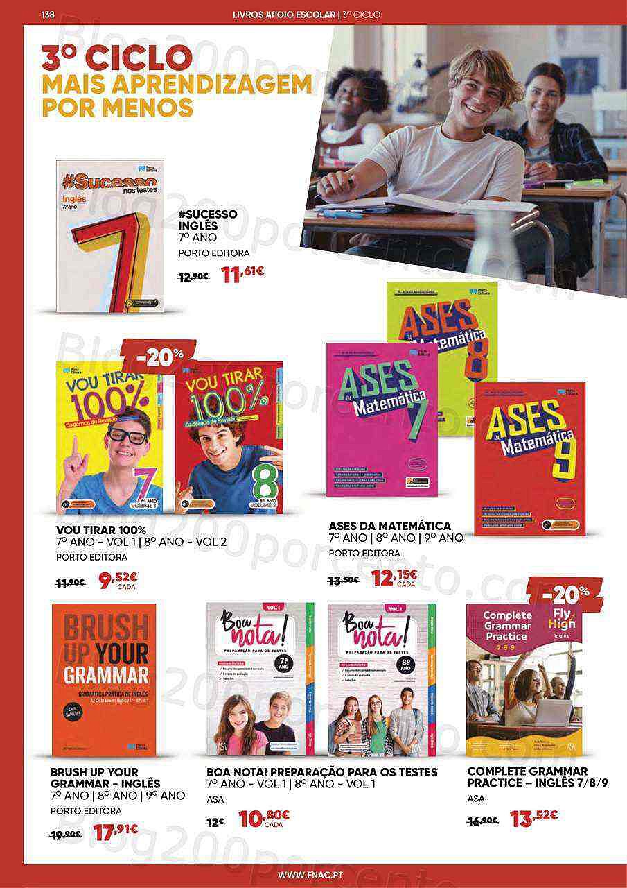 Antevisão Folheto FNAC Regresso às Aulas Promoções de 24 agosto a 29 setembro