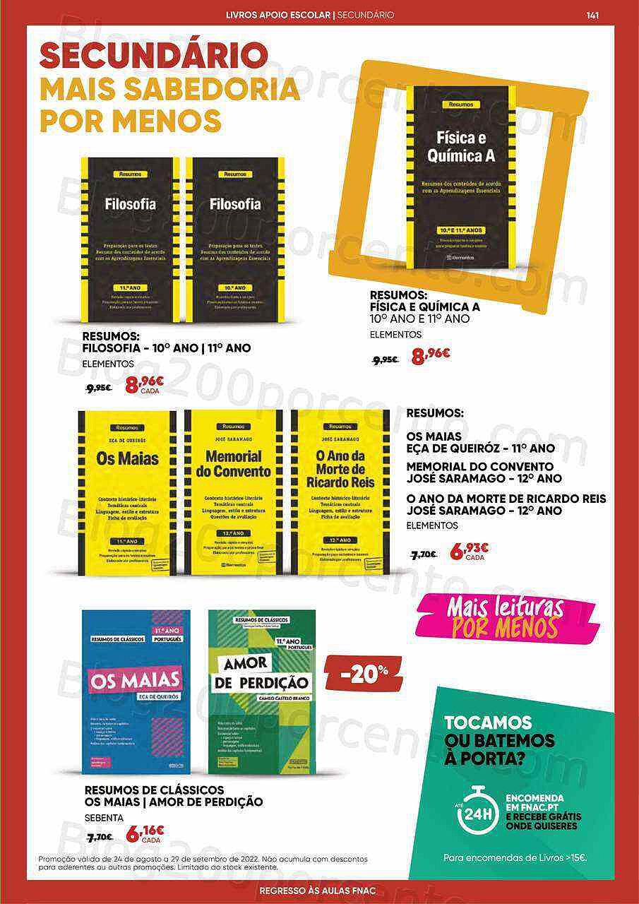 Antevisão Folheto FNAC Regresso às Aulas Promoções de 24 agosto a 29 setembro