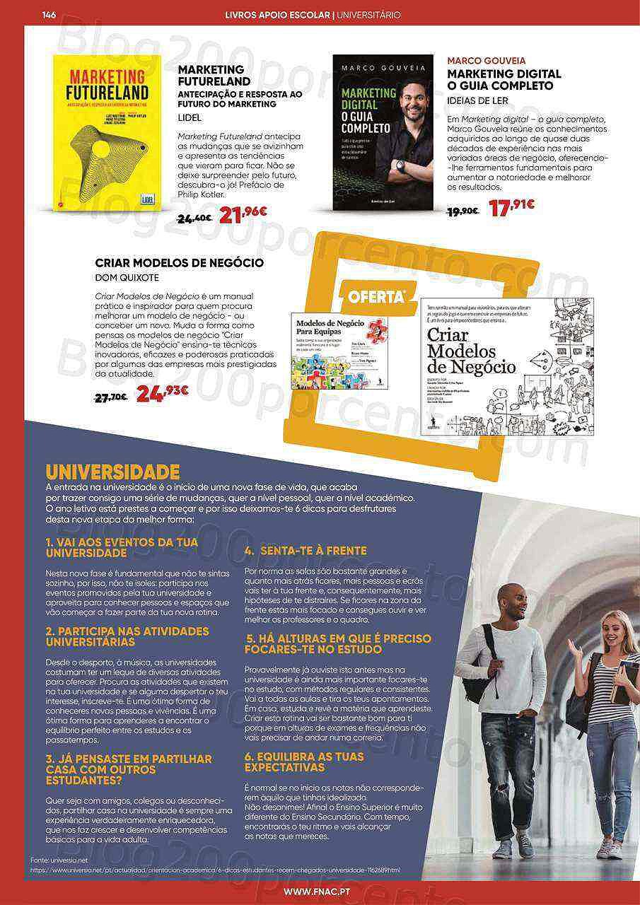 Antevisão Folheto FNAC Regresso às Aulas Promoções de 24 agosto a 29 setembro