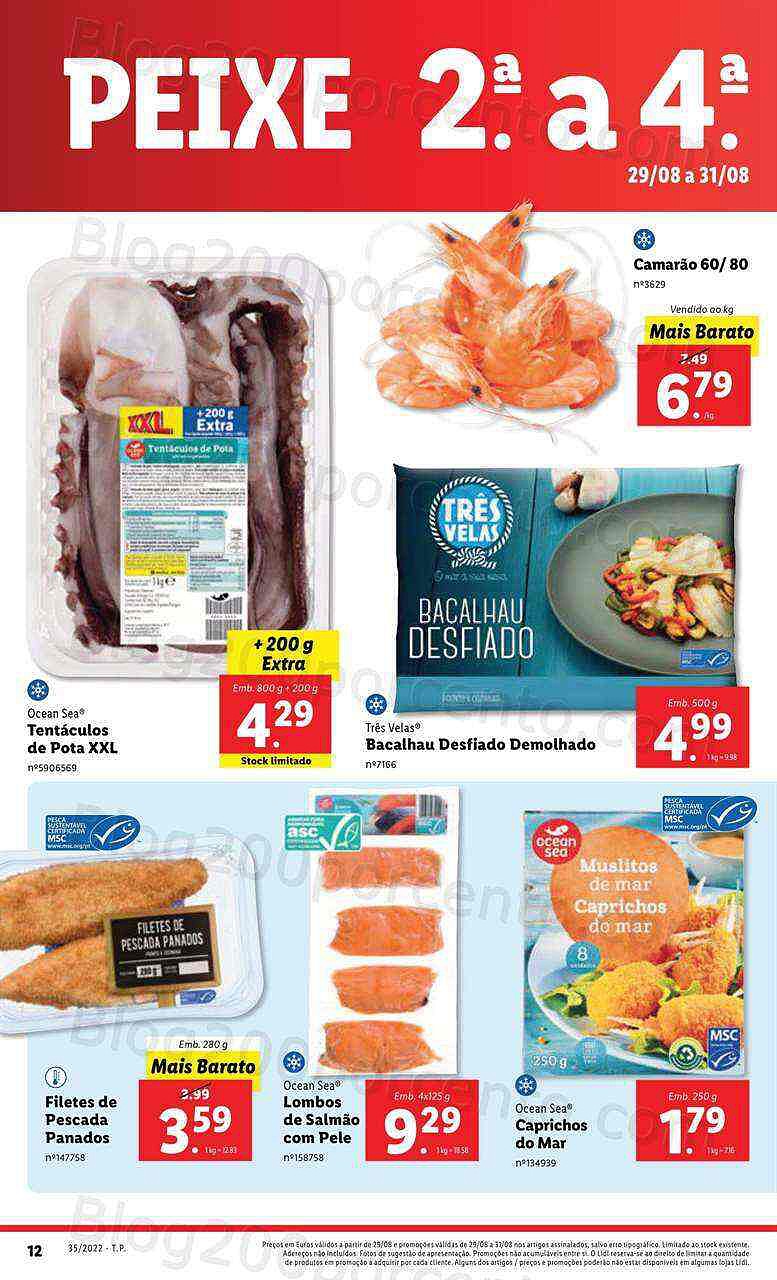 Antevisão Folheto LIDL Promoções de 29 a 31 agosto - segunda a quarta