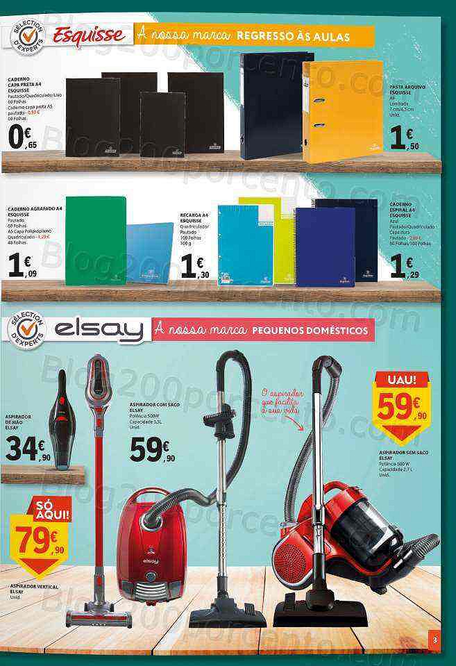 Antevisão Folheto E-LECLERC Promoções extra Regresso às Aulas até 7 setembro