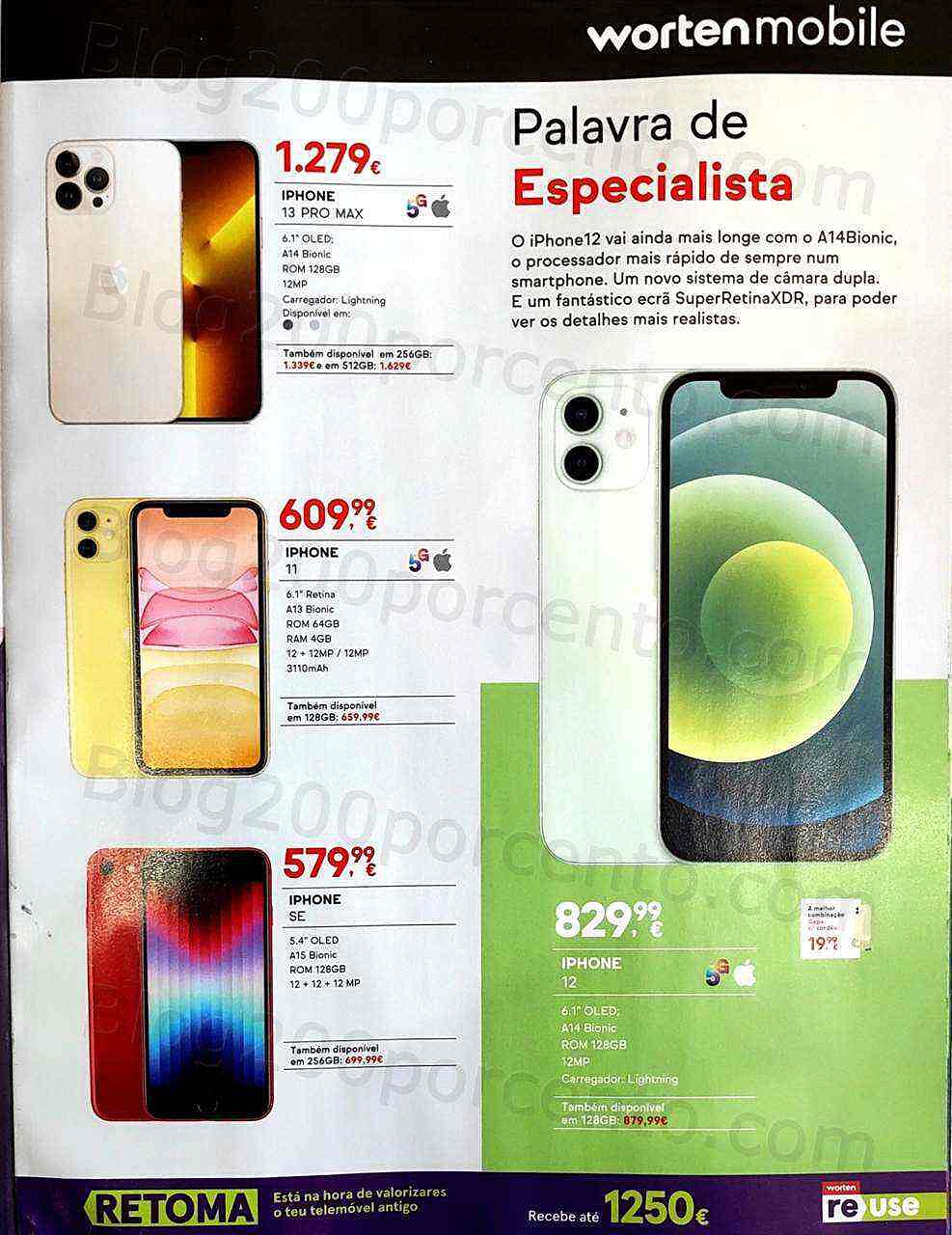 Antevisão Folheto WORTEN Mobile Promoções de 1 setembro a 2 outubro