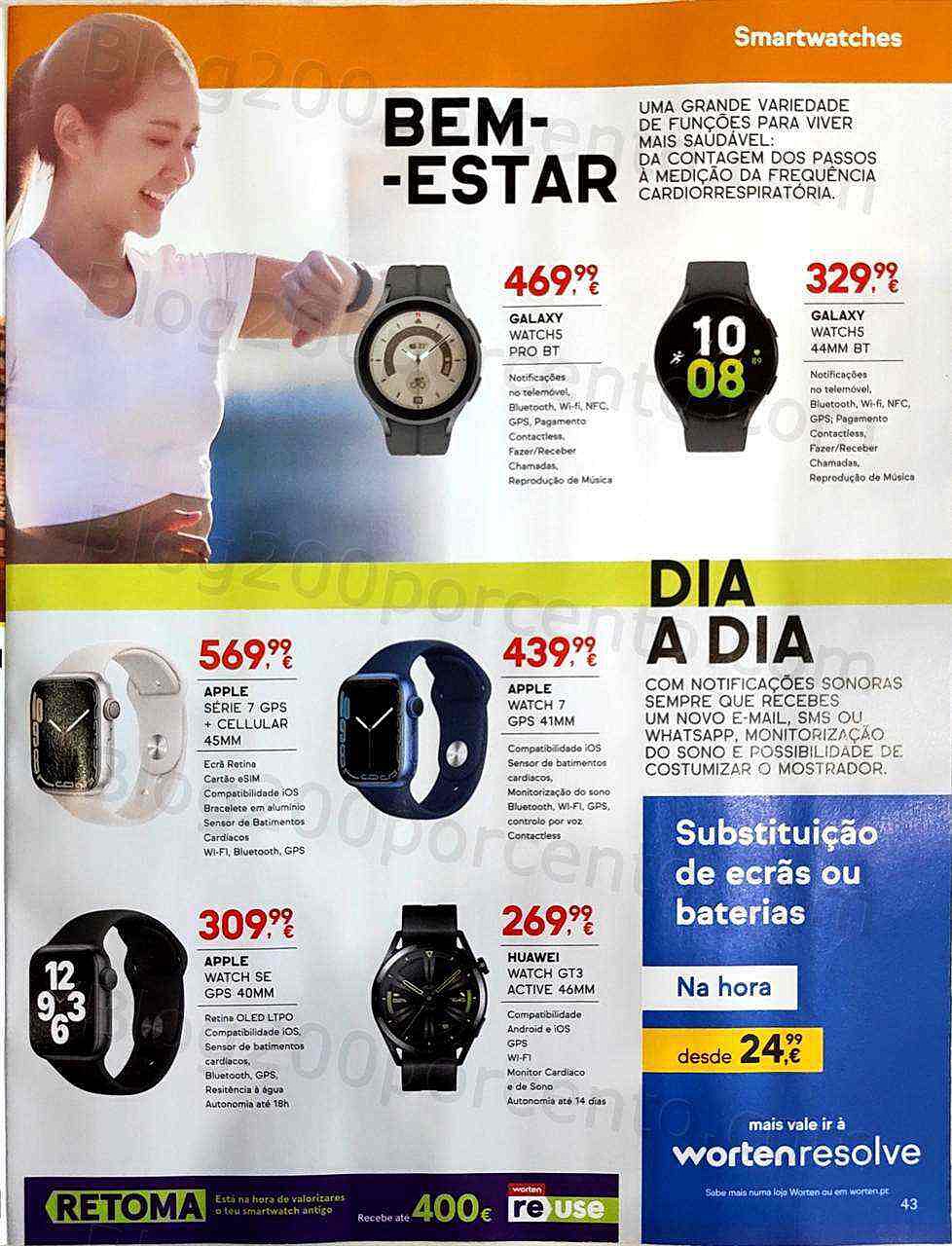 Antevisão Folheto WORTEN Mobile Promoções de 1 setembro a 2 outubro