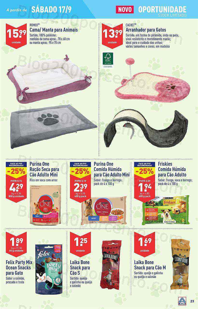 Antevisão Folheto ALDI Bazar Promoções a Partir de 17 setembro