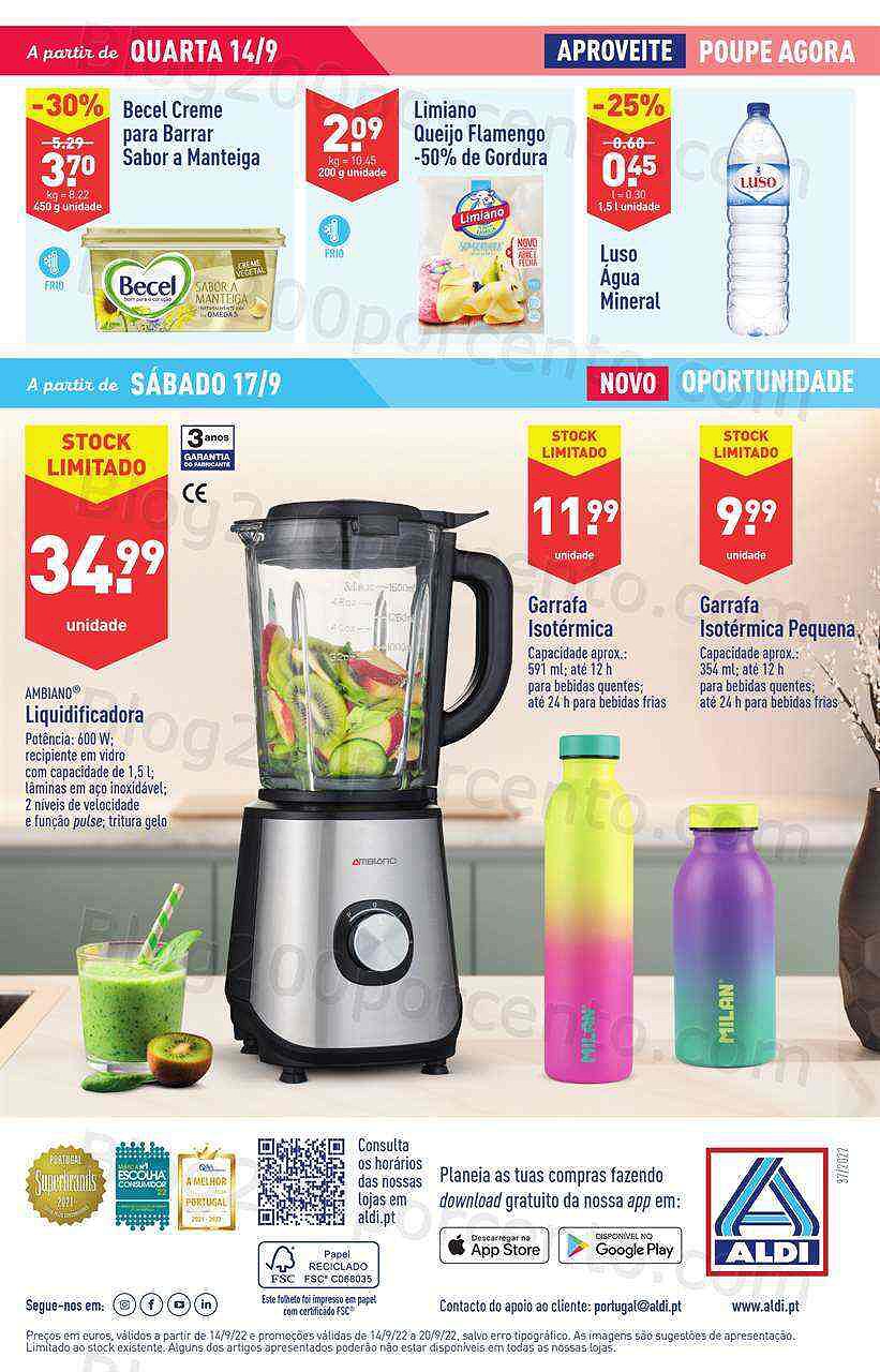 Antevisão Folheto ALDI Bazar Promoções a Partir de 17 setembro