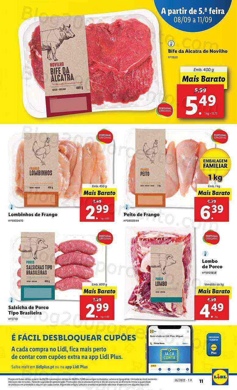 Antevisão Folheto LIDL Promoções de 8 a 11 setembro - quinta a domingo