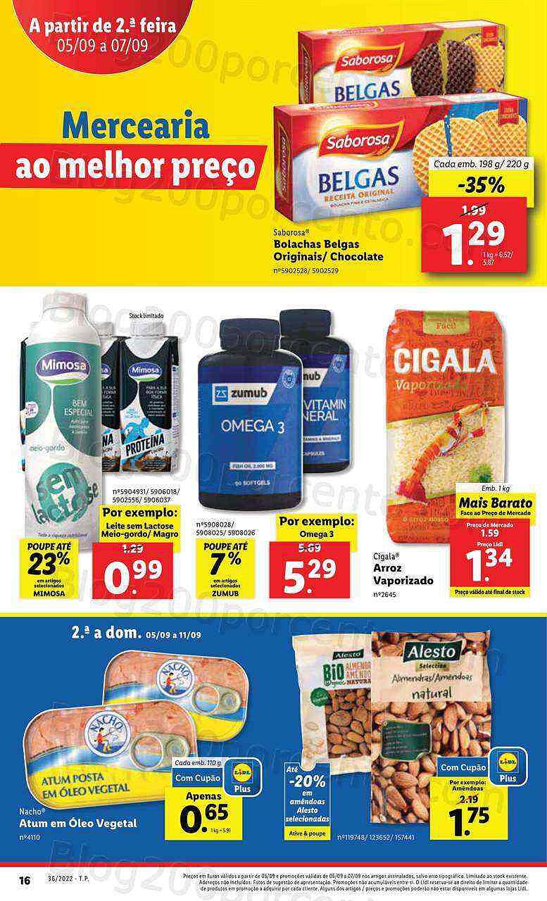 Antevisão Folheto LIDL Promoções de 5 a 7 setembro - segunda a quarta