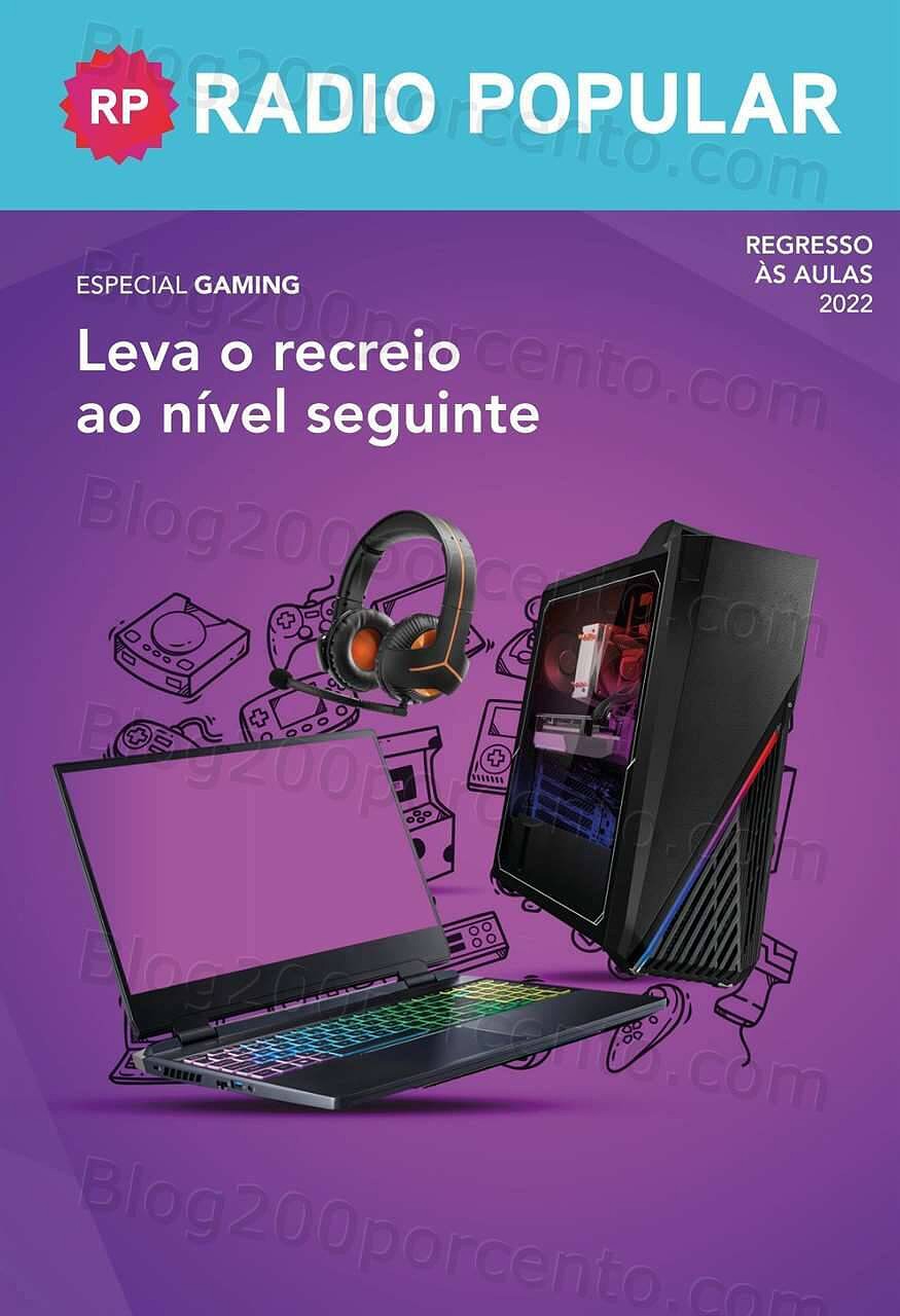 Antevisão Folheto RADIO POPULAR Especial Gaming Promoções de 1 a 25 setembro