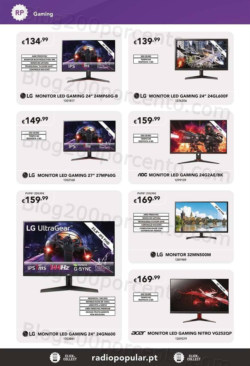 Antevisão Folheto RADIO POPULAR Especial Gaming Promoções de 1 a 25 setembro