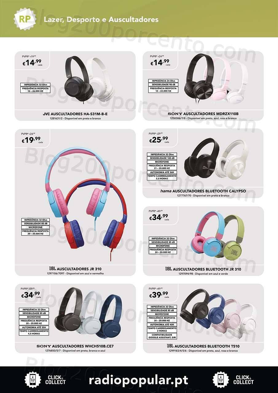 Antevisão Folheto RADIO POPULAR Especial Lazer Regresso às Aulas - 1 a 25 setembro