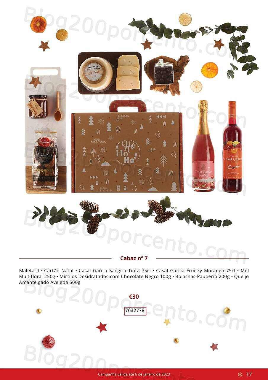 Antevisão Folheto CONTINENTE Cabazes de Natal Promoções de 21 setembro a 6 janeiro