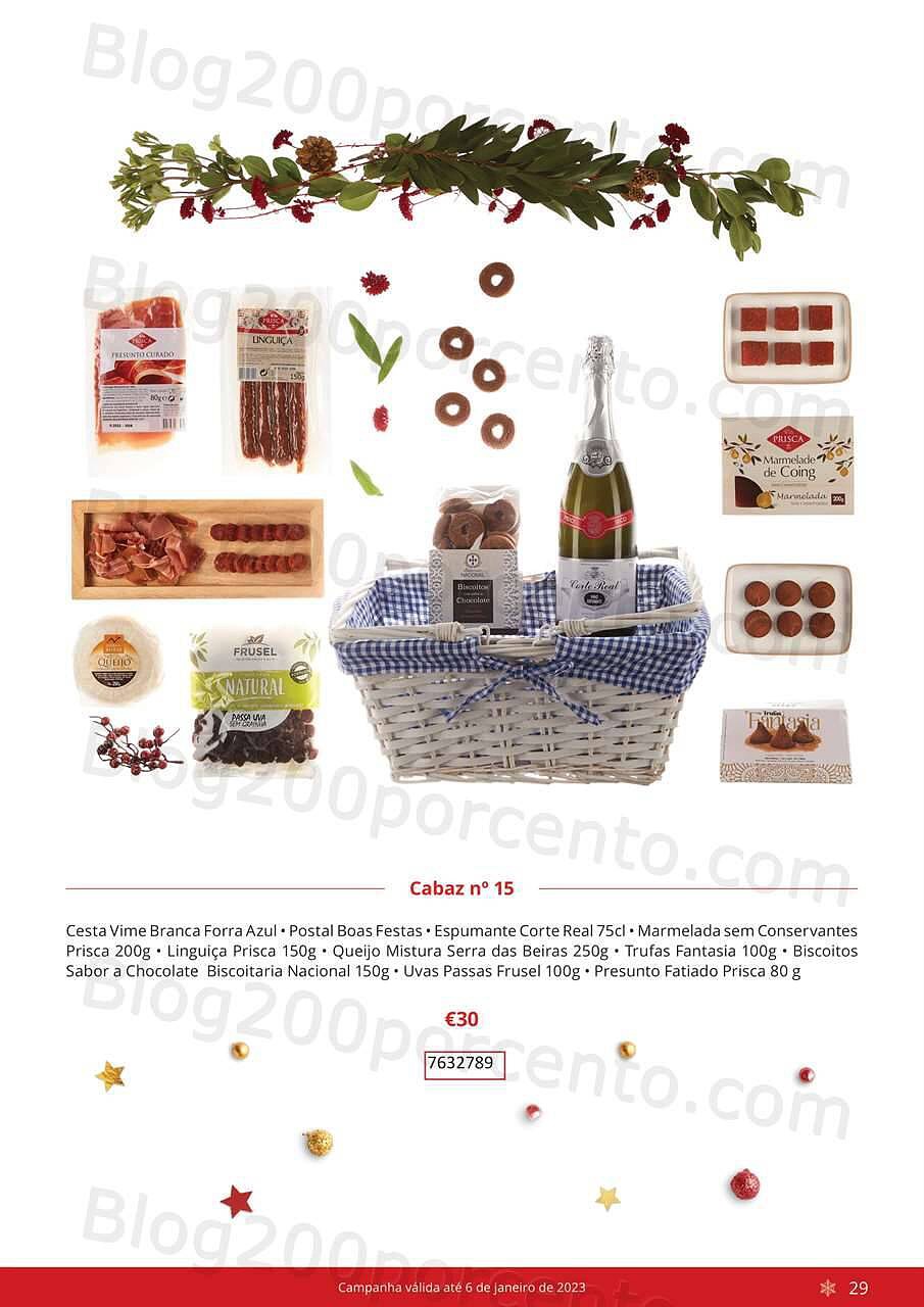 Antevisão Folheto CONTINENTE Cabazes de Natal Promoções de 21 setembro a 6 janeiro