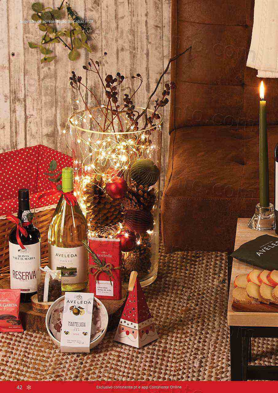 Antevisão Folheto CONTINENTE Cabazes de Natal Promoções de 21 setembro a 6 janeiro