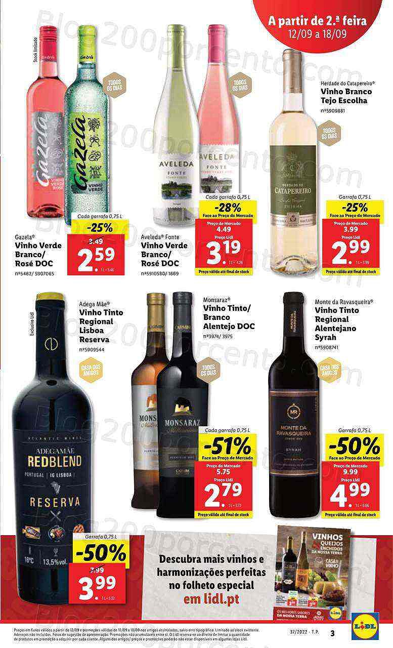 Antevisão Folheto LIDL Sabores da Minha Terra Promoções de 12 a 18 setembro