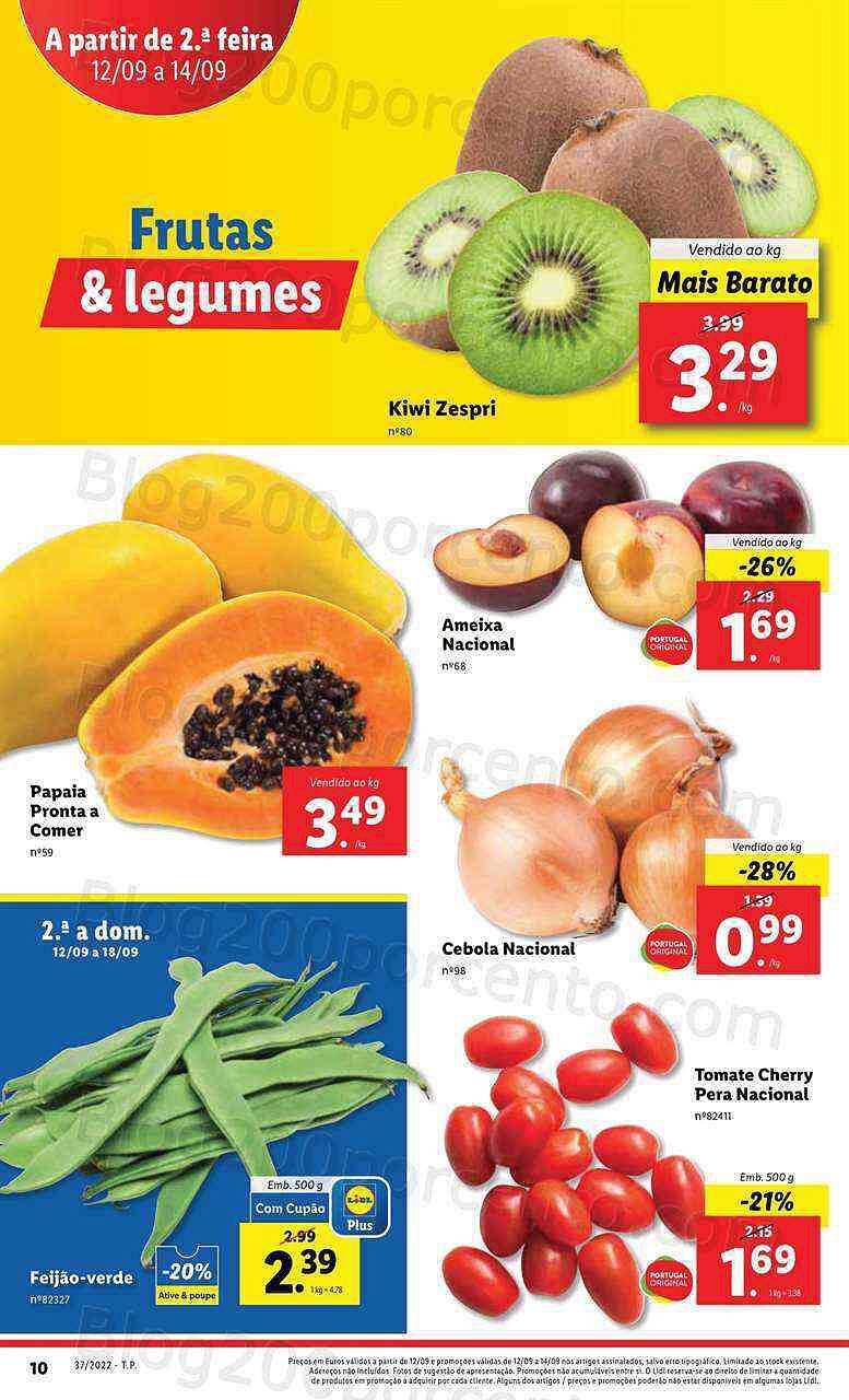 Antevisão Folheto LIDL Promoções de 12 a 14 setembro - segunda a quarta