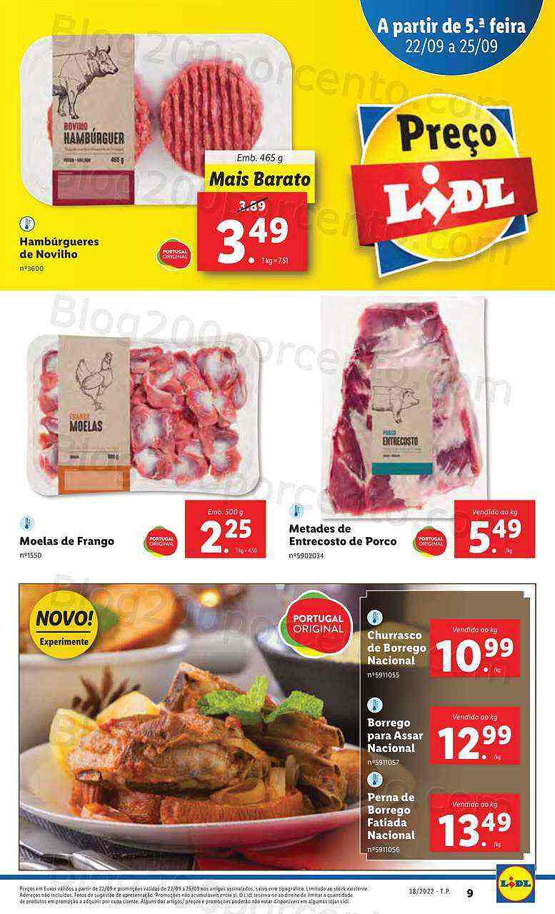 Antevisão Folheto LIDL Promoções de 19 a 25 setembro