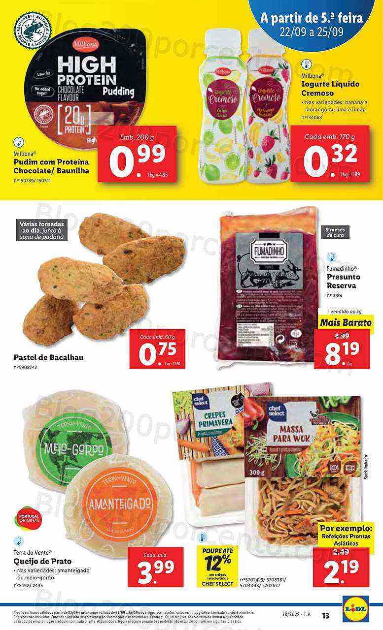 Antevisão Folheto LIDL Promoções de 19 a 25 setembro