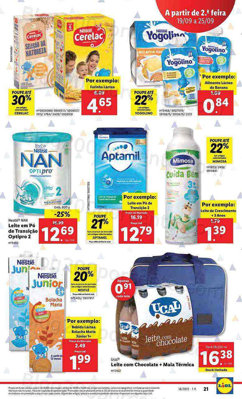 Antevisão Folheto LIDL Feira do Bebé Promoções de 19 a 25 setembro