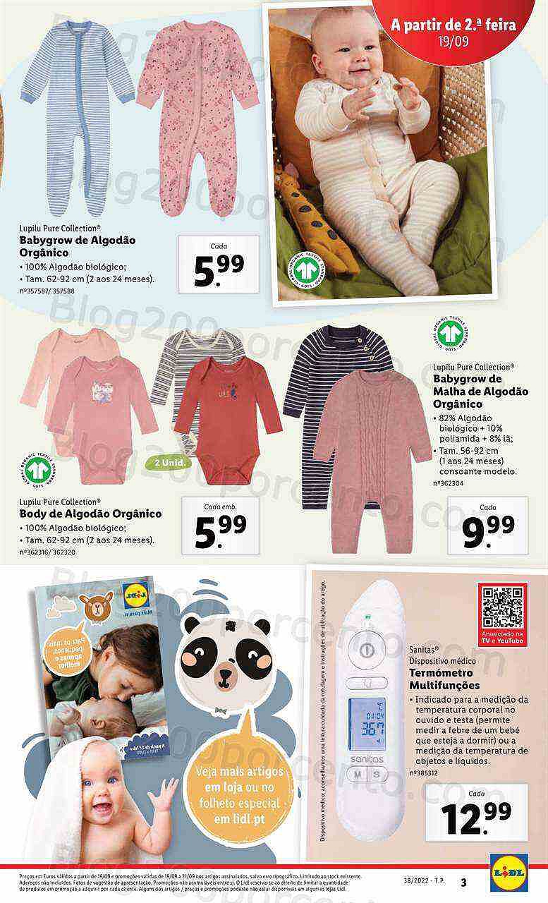 Antevisão Folheto LIDL Feira do Bebé Promoções de 19 a 25 setembro