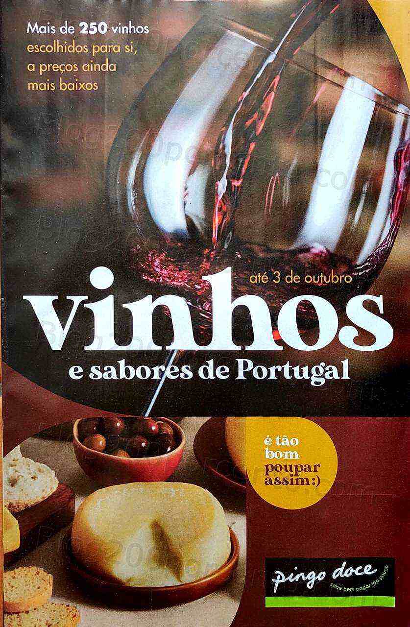 Antevisão Folheto PINGO DOCE Vinhos e Sabores Promoções de 13 setembro a 3 outubro
