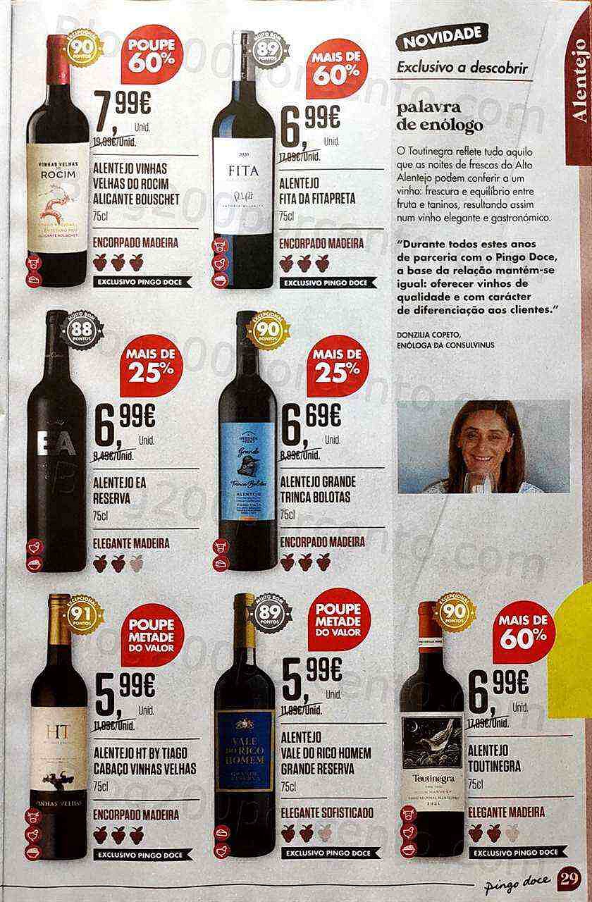 Antevisão Folheto PINGO DOCE Vinhos e Sabores Promoções de 13 setembro a 3 outubro