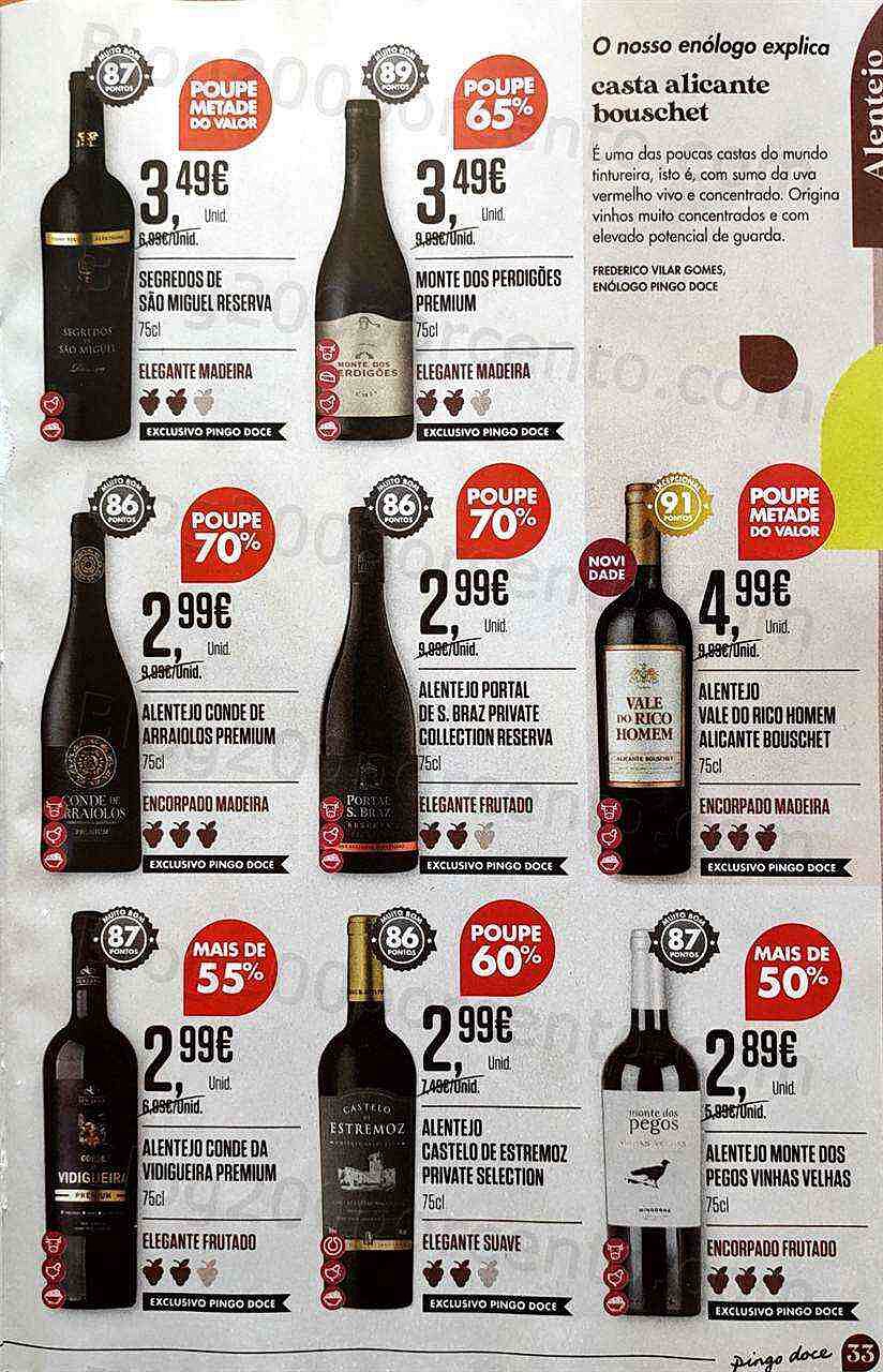 Antevisão Folheto PINGO DOCE Vinhos e Sabores Promoções de 13 setembro a 3 outubro