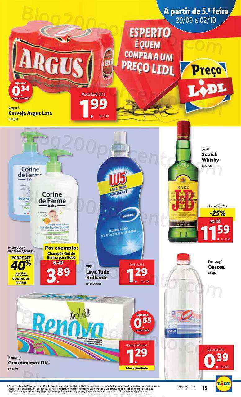 Antevisão Folheto LIDL Promoções de 26 setembro a 2 outubro