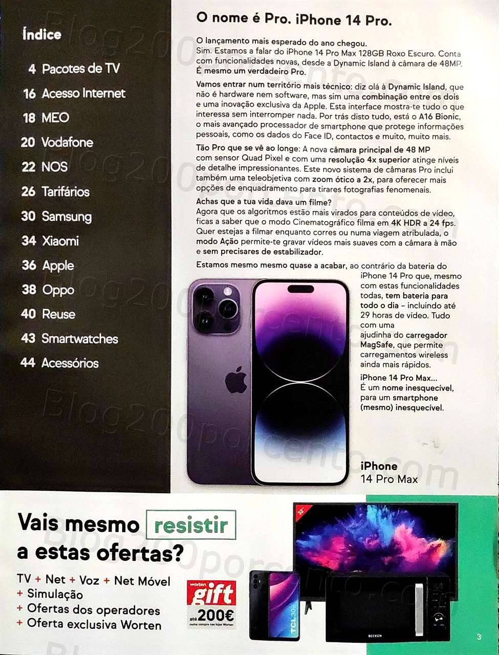 Antevisão Folheto WORTEN Mobile Promoções de 3 a 31 outubro