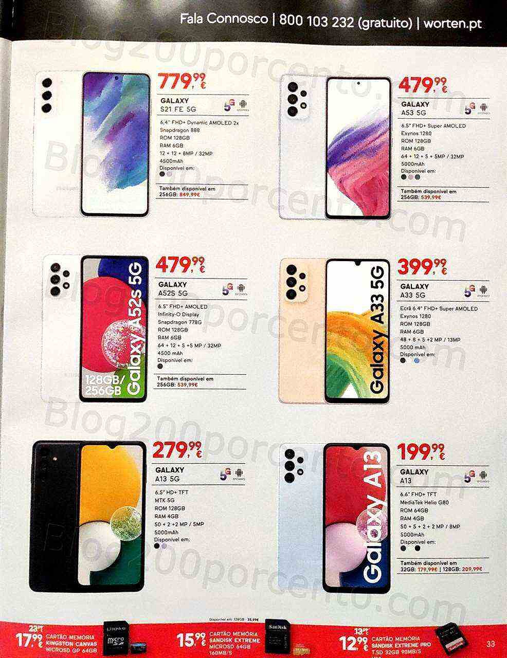 Antevisão Folheto WORTEN Mobile Promoções de 3 a 31 outubro