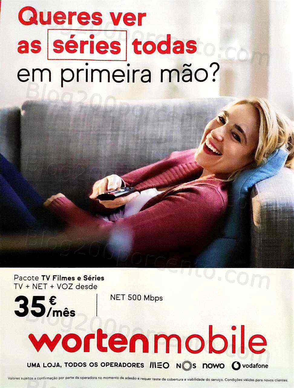 Antevisão Folheto WORTEN Mobile Promoções de 3 a 31 outubro
