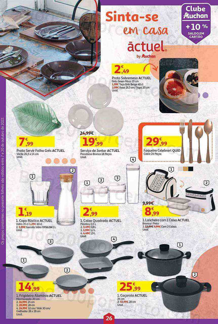 Antevisão Folheto AUCHAN Promoções de 7 a 20 outubro