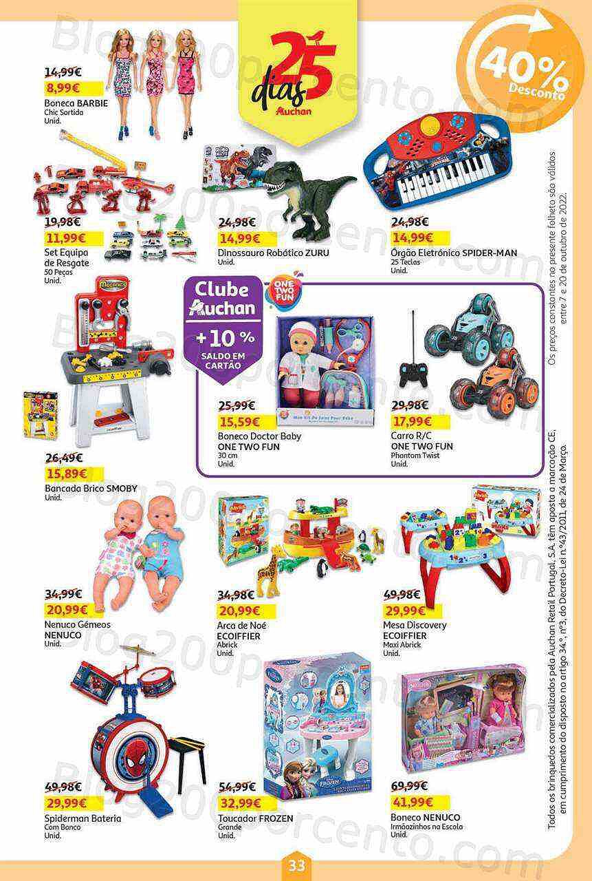 Antevisão Folheto AUCHAN Promoções de 7 a 20 outubro