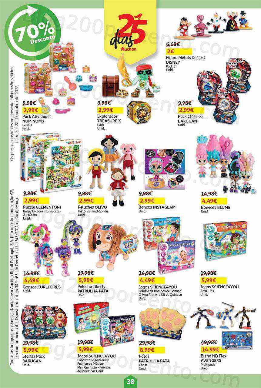 Antevisão Folheto AUCHAN Promoções de 7 a 20 outubro