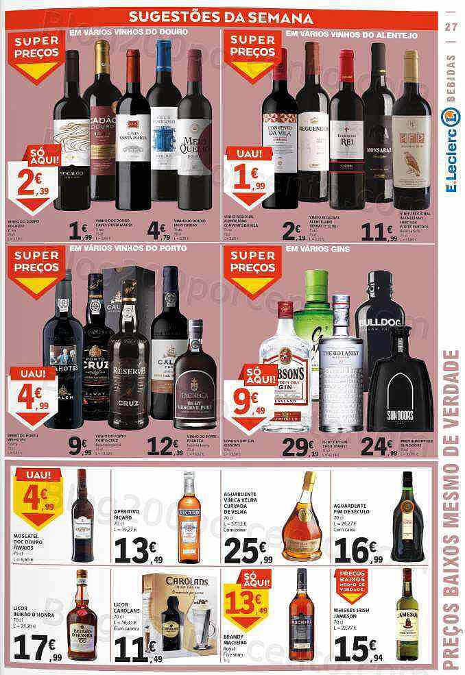 Antevisão Folheto E-LECLERC Promoções de 13 a 19 outubro