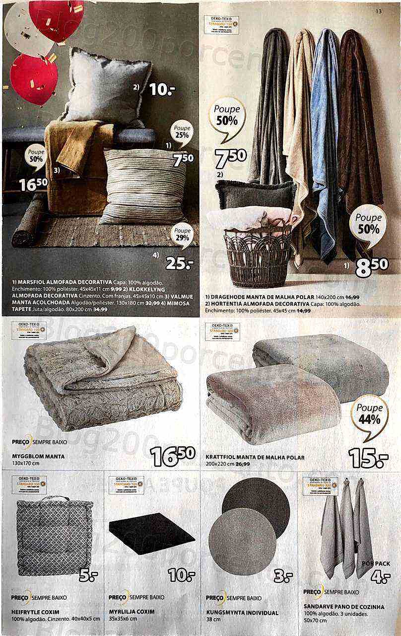 Antevisão Folheto JYSK Promoções de 6 a 19 outubro