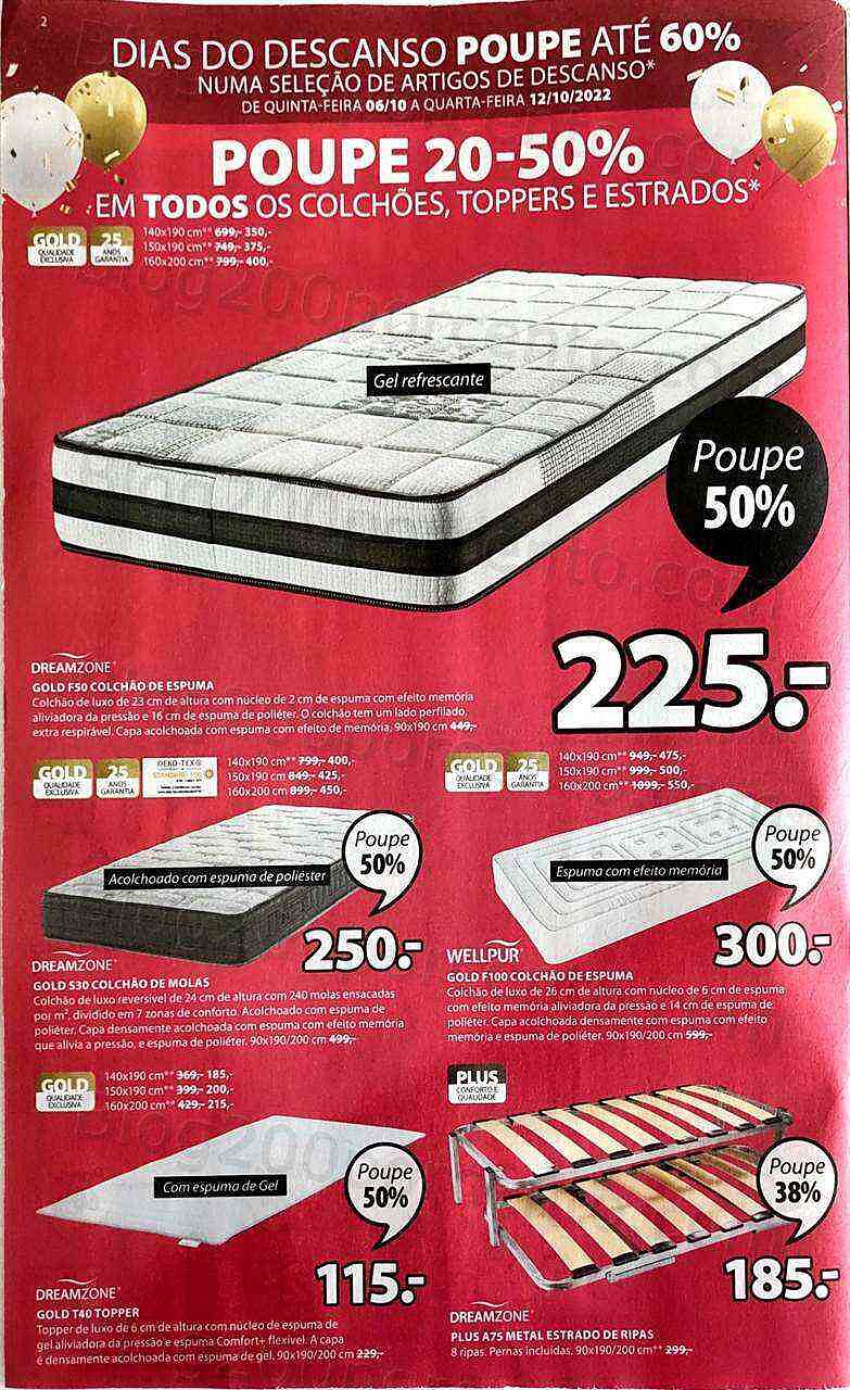 Antevisão Folheto JYSK Promoções de 6 a 19 outubro