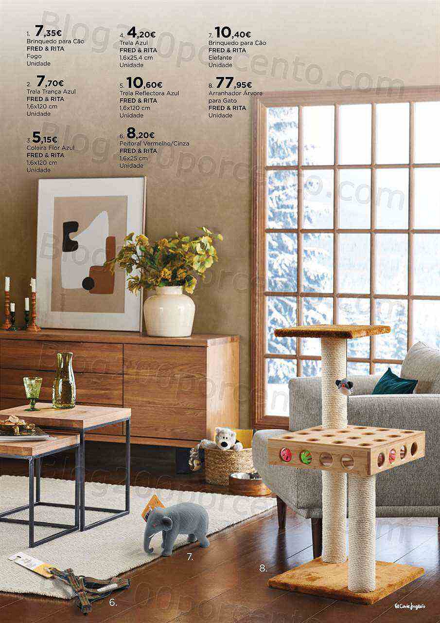 Antevisão Folheto EL CORTE INGLÉS Especial Pets Promoções de 6 a 20 janeiro