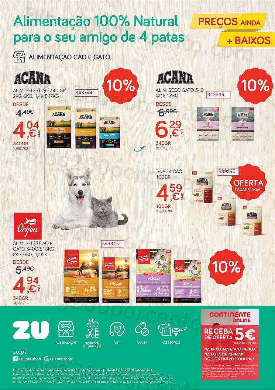 Antevisão Folheto ZU - CONTINENTE Promoções de 5 janeiro a 1 março