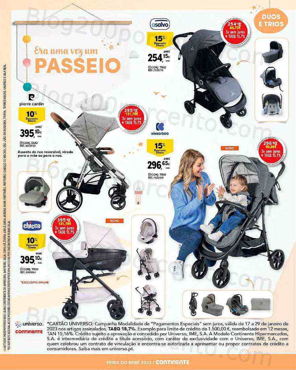 Antevisão Folheto CONTINENTE Feira do Bebé Promoções de 17 a 29 janeiro