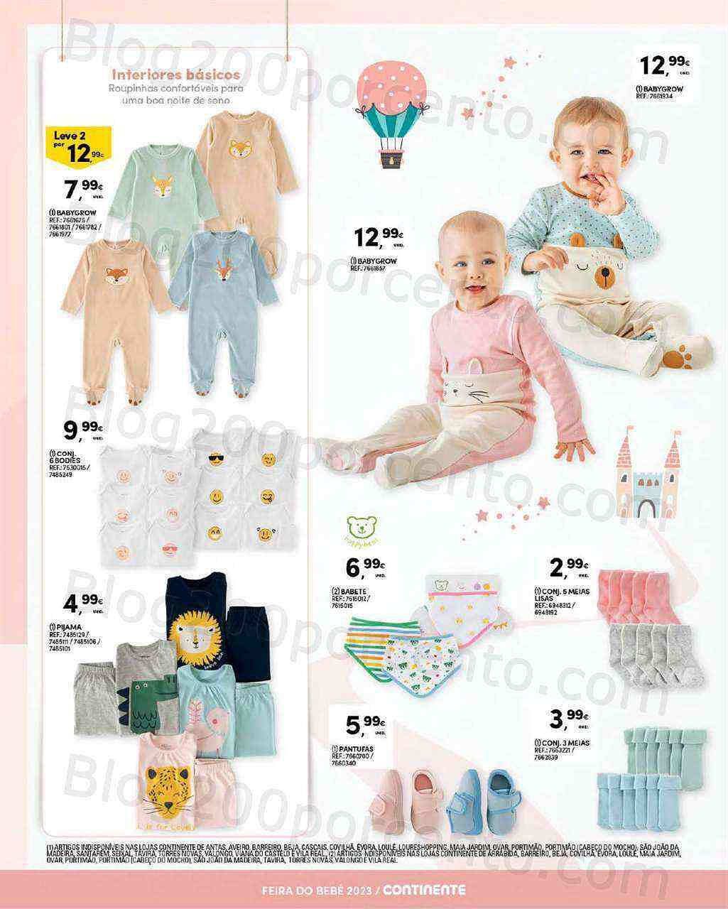 Antevisão Folheto CONTINENTE Feira do Bebé Promoções de 17 a 29 janeiro
