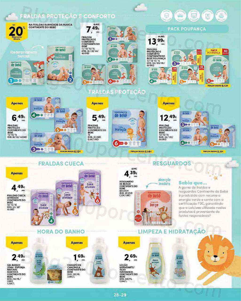 Antevisão Folheto CONTINENTE Feira do Bebé Promoções de 17 a 29 janeiro