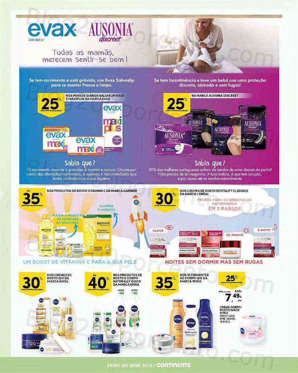Antevisão Folheto CONTINENTE Feira do Bebé Promoções de 17 a 29 janeiro