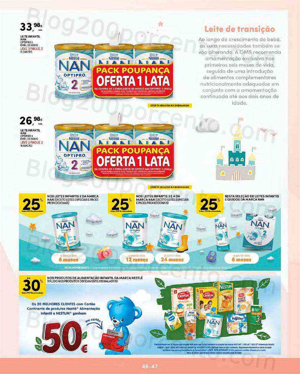 Antevisão Folheto CONTINENTE Feira do Bebé Promoções de 17 a 29 janeiro