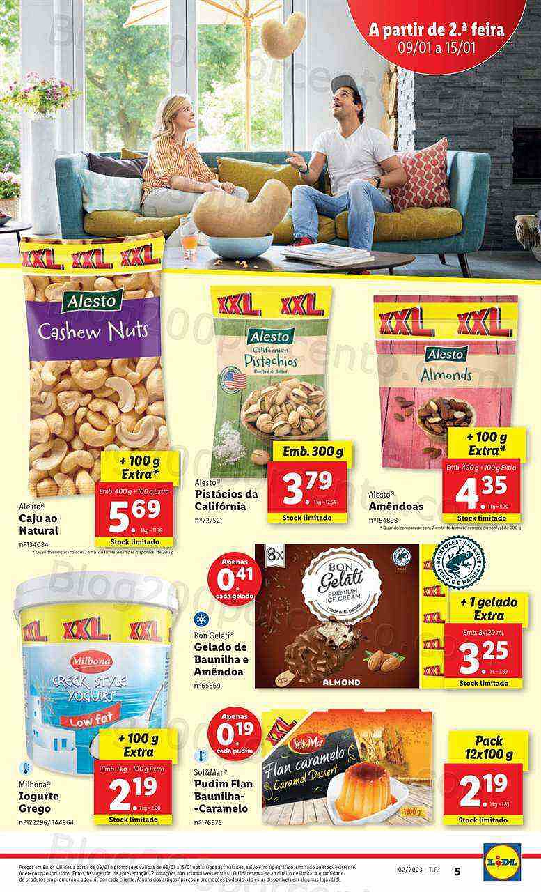 Antevisão Folheto LIDL Promoções XXL de 9 a 15 janeiro